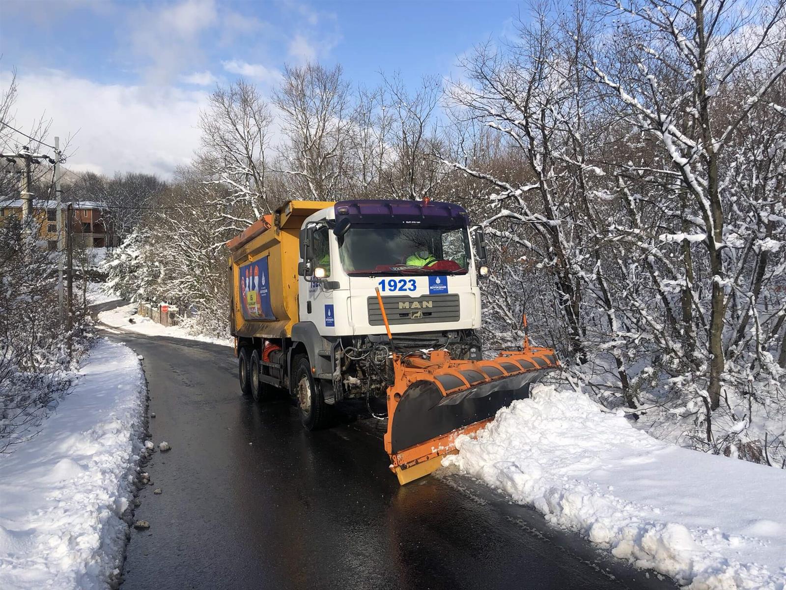 İstanbul Genelinde Kış Şartları ile Mücadele Çalışmaları
