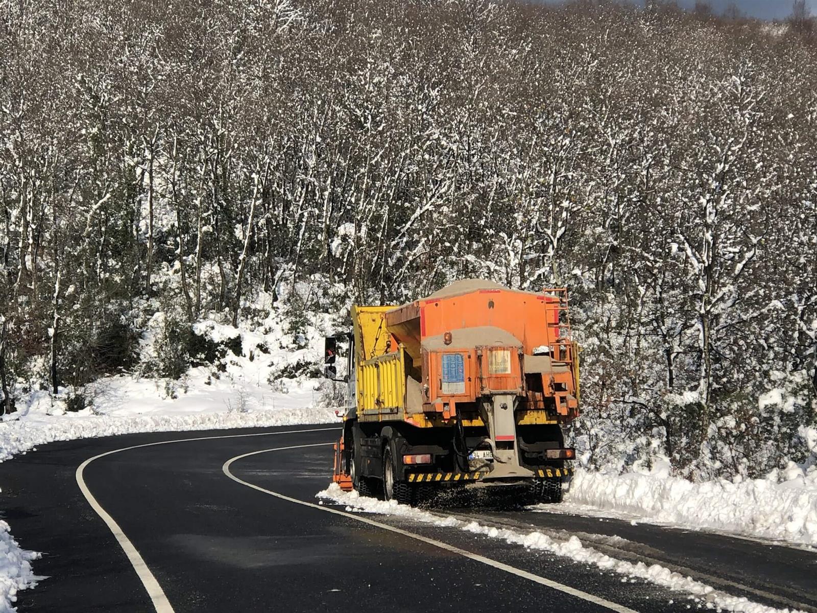 İstanbul Genelinde Kış Şartları ile Mücadele Çalışmaları