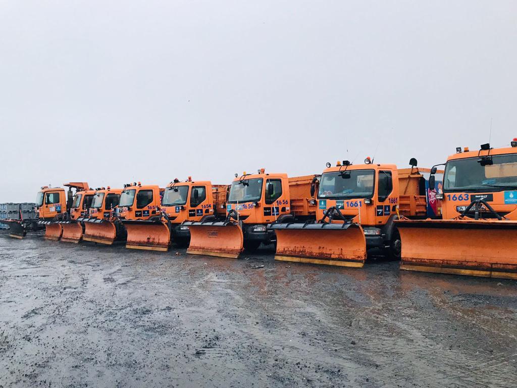 İstanbul Genelinde Kış Şartları ile Mücadele Çalışmaları