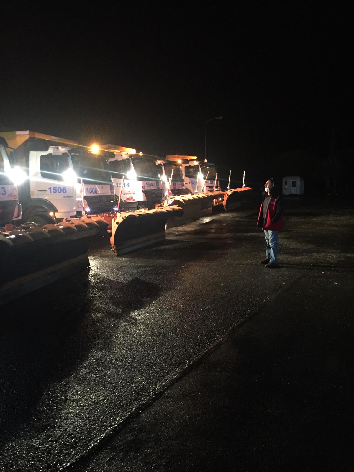 İstanbul Genelinde Kış Şartları ile Mücadele Çalışmaları