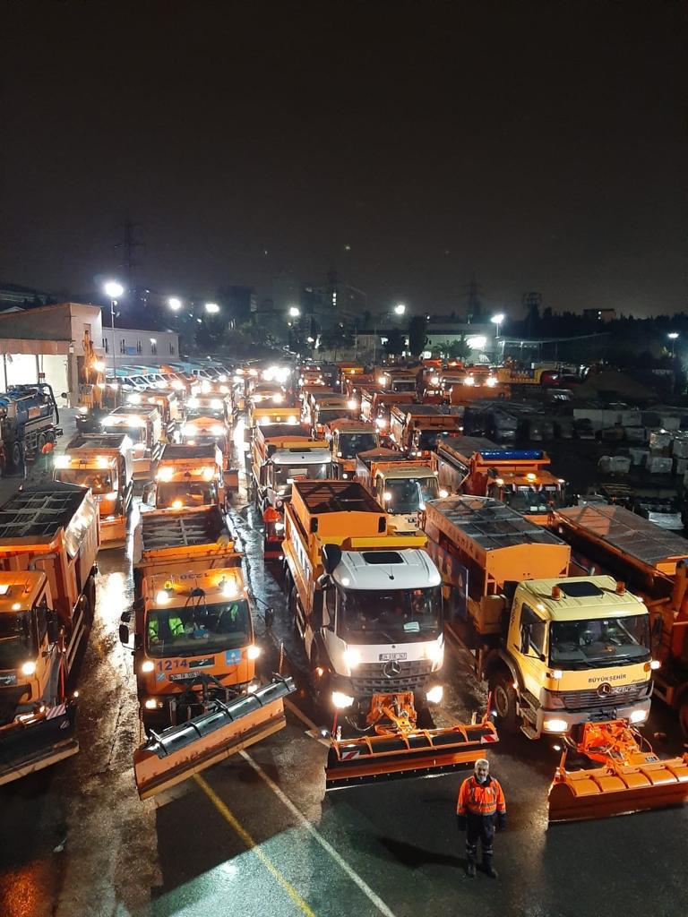 İstanbul Genelinde Kış Şartları ile Mücadele Çalışmaları