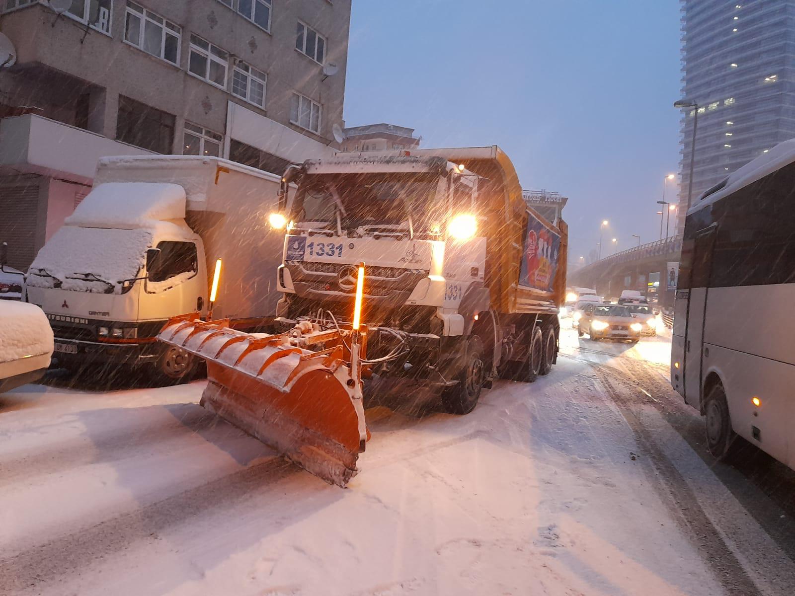 İstanbul Genelinde Kış Şartları ile Mücadele Çalışmaları