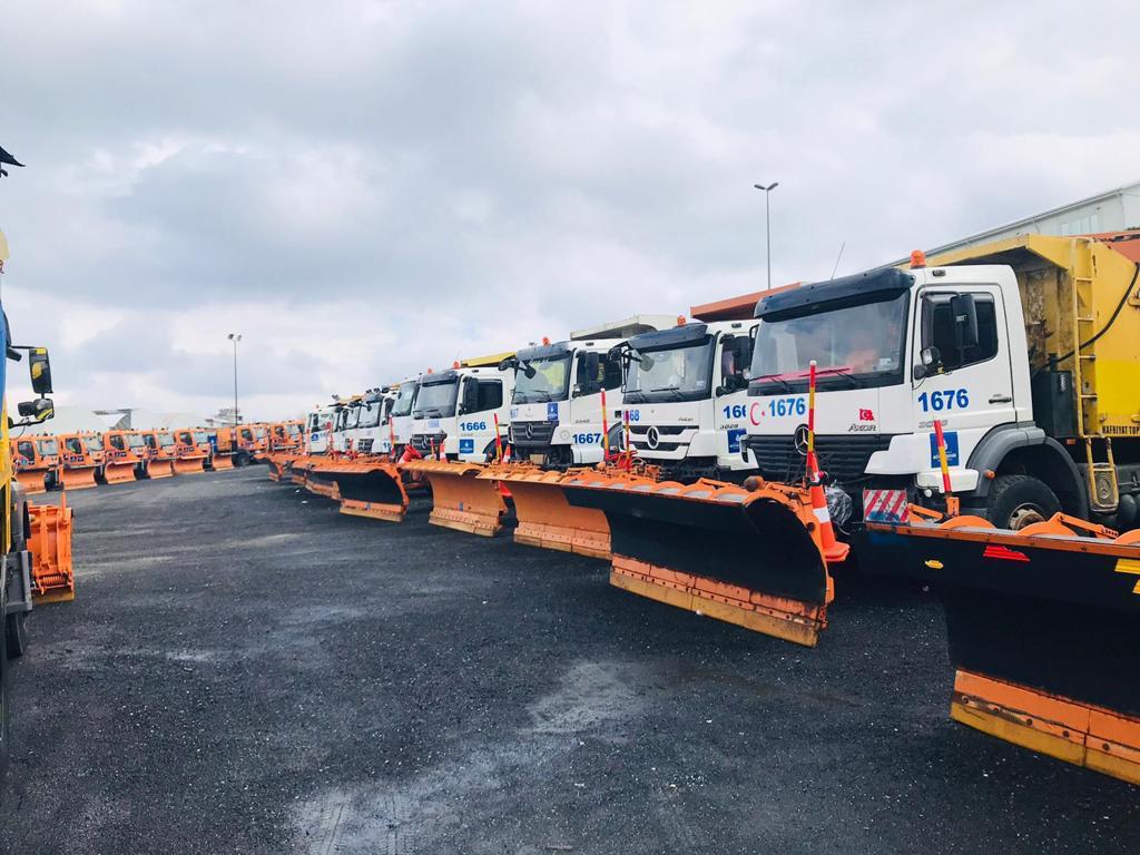 İstanbul Genelinde Kış Şartları ile Mücadele Çalışmaları