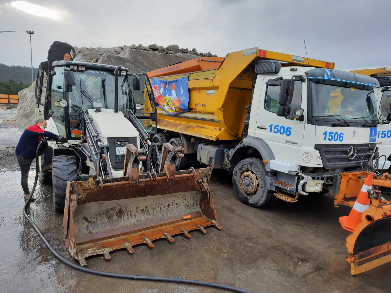 İstanbul Genelinde Kış Şartları ile Mücadele Çalışmaları