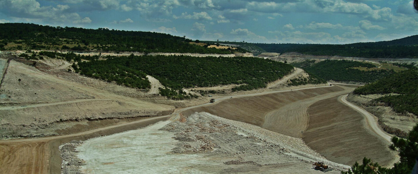 Emet yeni borik tesisi atık barajı